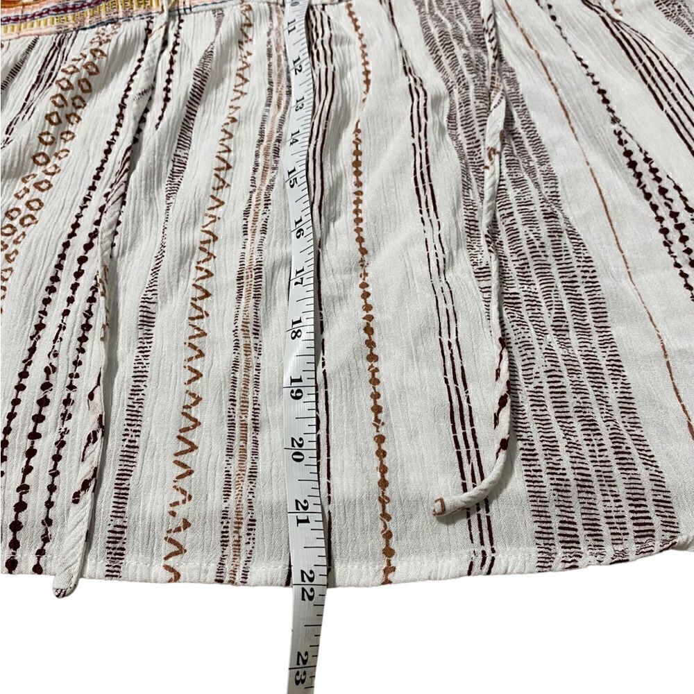 Savanna Jane Embroidered Peasant Tunic Top - Picture 7 of 9